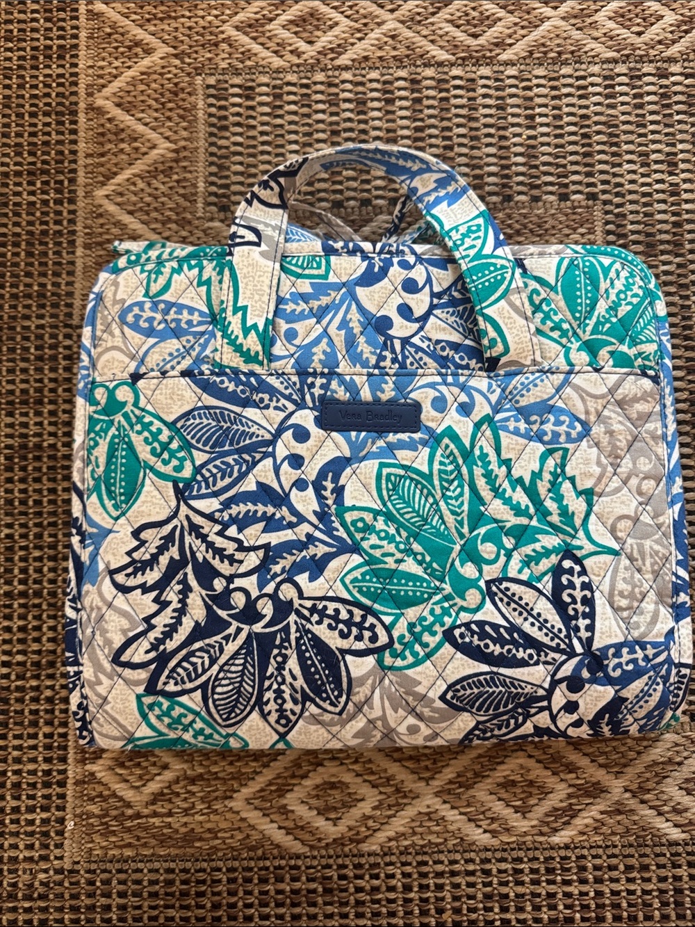 VERA BRADLEY Hanging Travel Organizer Santiago Pattern
